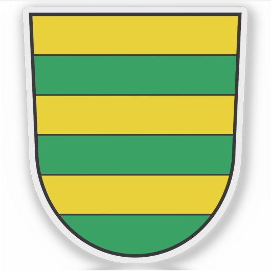 Wapen van Filderstadt, Duitsland Sticker (Voorkant)