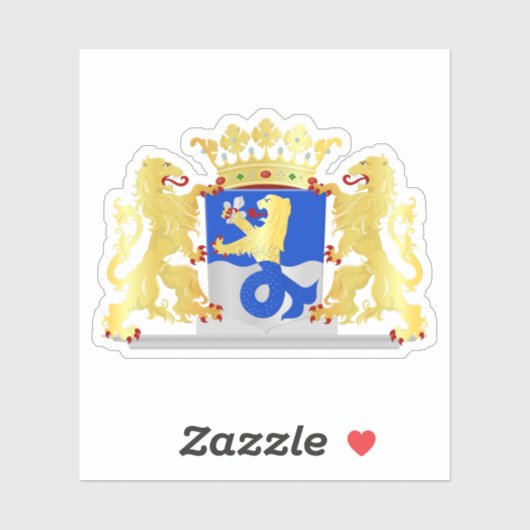Wapen van Flevoland, Nederland Sticker (Vel)