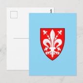 Wapen van Florence Briefkaart (Voorkant / Achterkant)