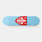 Wapen van Florence Persoonlijk Skateboard (Horizontaal)