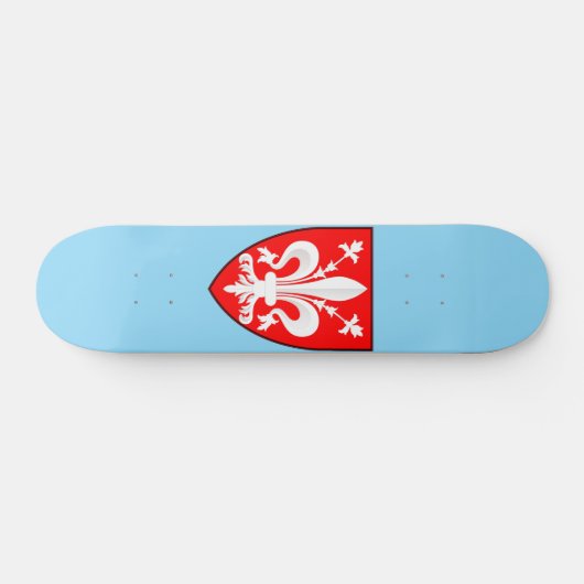 Wapen van Florence Persoonlijk Skateboard (Horizontaal)