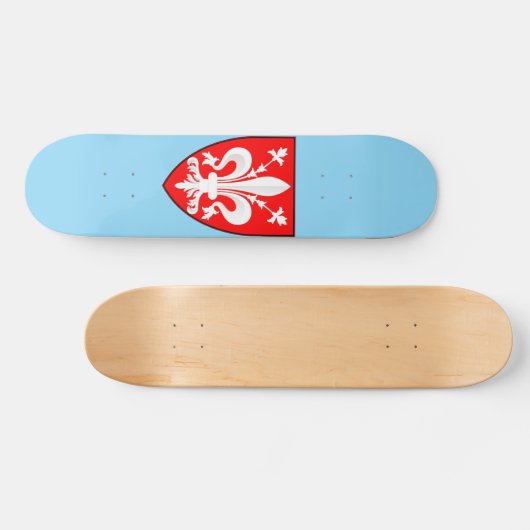 Wapen van Florence Persoonlijk Skateboard (Horizontaal)