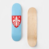 Wapen van Florence Persoonlijk Skateboard (Voorkant)