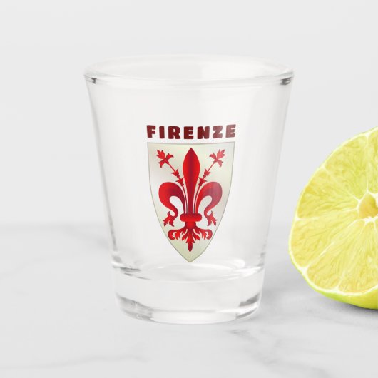 Wapen van Florence Shot Glas (Voorkant)