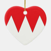 Wapen van Franken, Duitsland Keramisch Ornament (Achterkant)