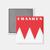 Wapen van Franken, Duitsland Magneet (Voorkant / Achterkant)