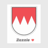 Wapen van Franken, Duitsland Sticker (Vel)