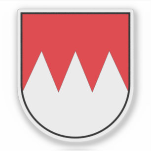 Wapen van Franken, Duitsland Sticker