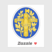 Wapen van Frankrijk Sticker (Vel)