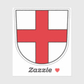 Wapen van Freiburg im Breisgau, Duitsland Sticker (Vel)