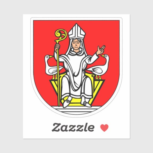 Wapen van Frenštát pod Radhoštěm, Tsjechië Sticker (Vel)