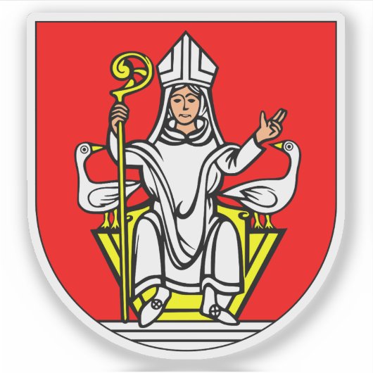 Wapen van Frenštát pod Radhoštěm, Tsjechië Sticker (Voorkant)