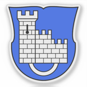 Wapen van Fribourg (Freiburg), Zwitserland Sticker