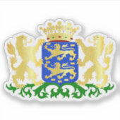 Wapen van Friesland, Nederland Sticker (Voorkant)