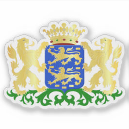 Wapen van Friesland, Nederland Sticker