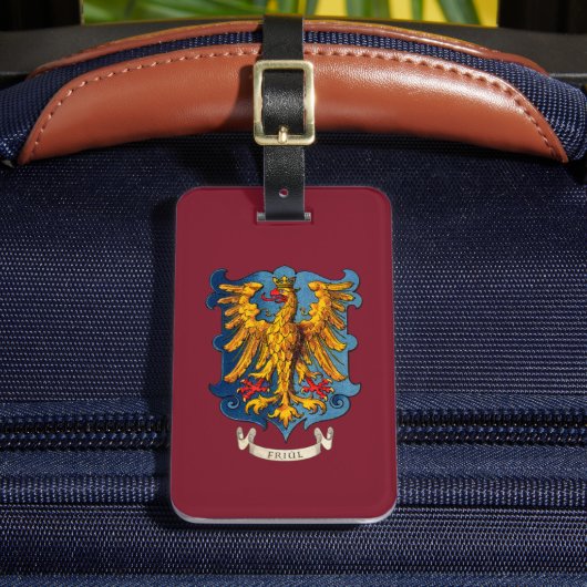 Wapen van Friuli Bagagelabel (Voorkant Insitu 2)