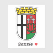 Wapen van Fulda, Duitsland Sticker (Vel)