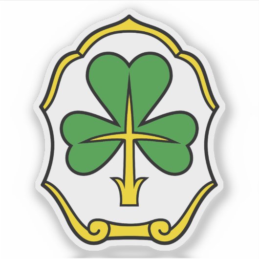 Wapen van Fürth, Duitsland Sticker (Voorkant)