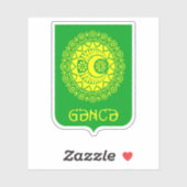 Wapen van Gəncə, Azerbeidzjan Sticker (Vel)