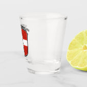 Wapen van Garmisch-Partenkirchen, Duitsland Shot Glas (Rechts)