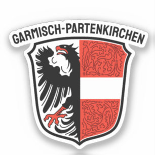 Wapen van Garmisch-Partenkirchen, Duitsland Sticker