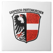 Wapen van Garmisch-Partenkirchen, Duitsland Tegeltje (Voorkant)