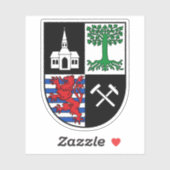 Wapen van Gelsenkirchen, Duitsland Sticker (Vel)