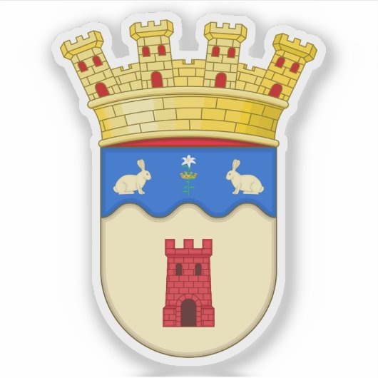 Wapen van generaal Pinto partido, Argentinië Sticker (Voorkant)