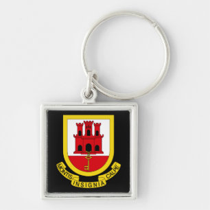 wapen van Gibraltar Sleutelhanger