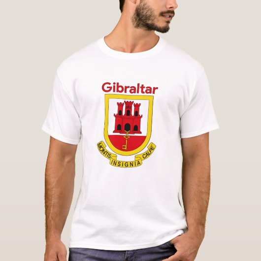 wapen van Gibraltar T-shirt (Voorkant)