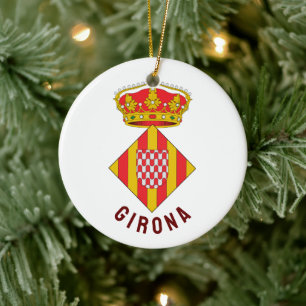Wapen van Girona Keramisch Ornament