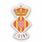 Wapen van Girona Sticker (Voorkant)