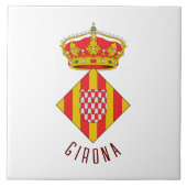 Wapen van Girona Tegeltje (Voorkant)