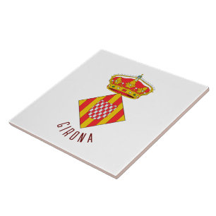 Wapen van Girona Tegeltje