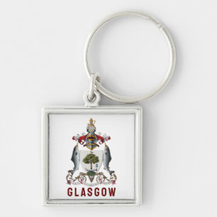 Wapen van Glasgow, SCHOTLAND Sleutelhanger