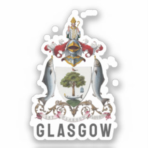 Wapen van Glasgow, SCHOTLAND Sticker