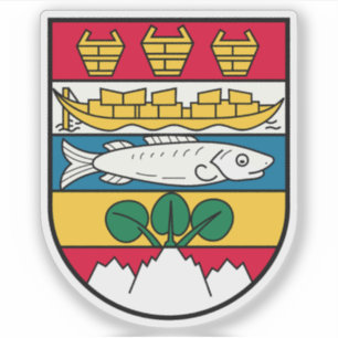 Wapen van Gmunden, Oostenrijk Sticker