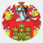 Wapen van Gonzalez Ronde Sticker (Voorkant)