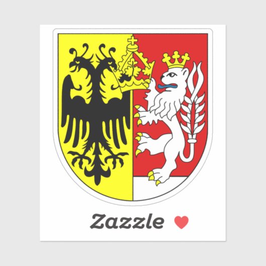 Wapen van Görlitz, Duitsland Sticker (Vel)