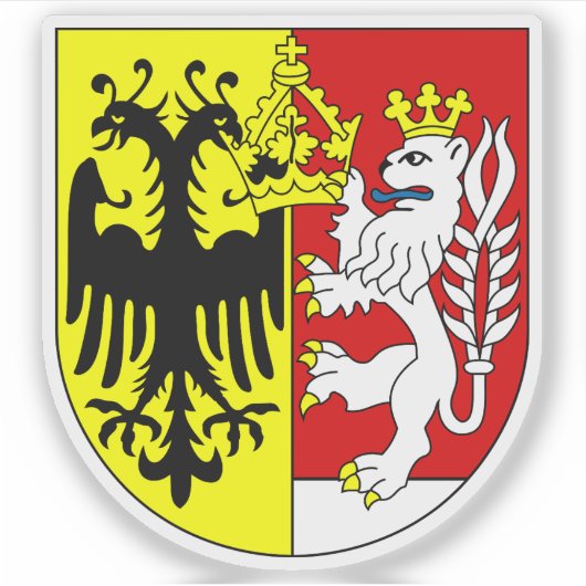 Wapen van Görlitz, Duitsland Sticker (Voorkant)
