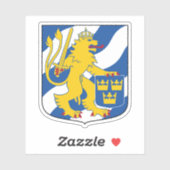 Wapen van Göteborg, Zweden Sticker (Vel)
