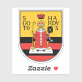 Wapen van Gotha, Duitsland Sticker (Vel)
