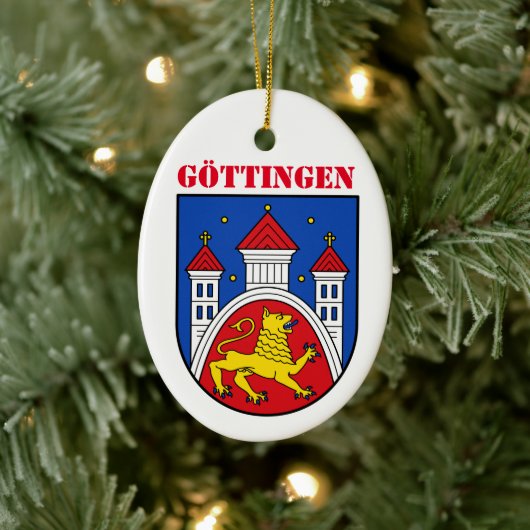 Wapen van Göttingen, Duitsland Keramisch Ornament (Boom)