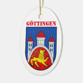 Wapen van Göttingen, Duitsland Keramisch Ornament (Links)