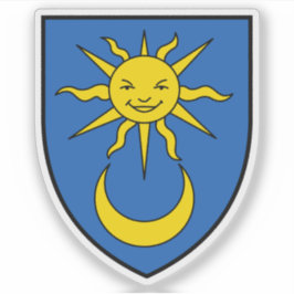 Wapen van Grandson, Zwitserland Sticker