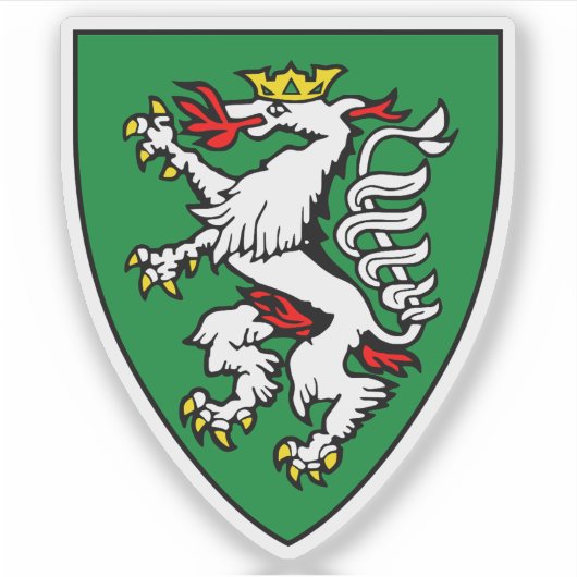 Wapen van Graz, Oostenrijk Sticker (Voorkant)