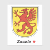 Wapen van Greifensee, Zwitserland Sticker (Vel)