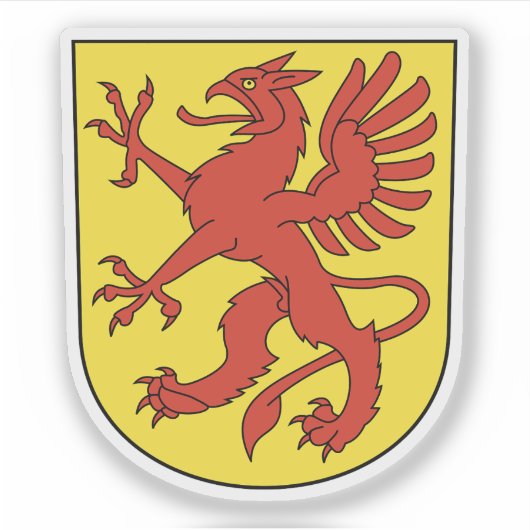 Wapen van Greifensee, Zwitserland Sticker (Voorkant)