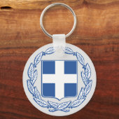 Wapen van Griekenland Sleutelhanger (Voorkant)