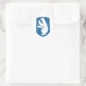 wapen van groenland ronde sticker (Tas)